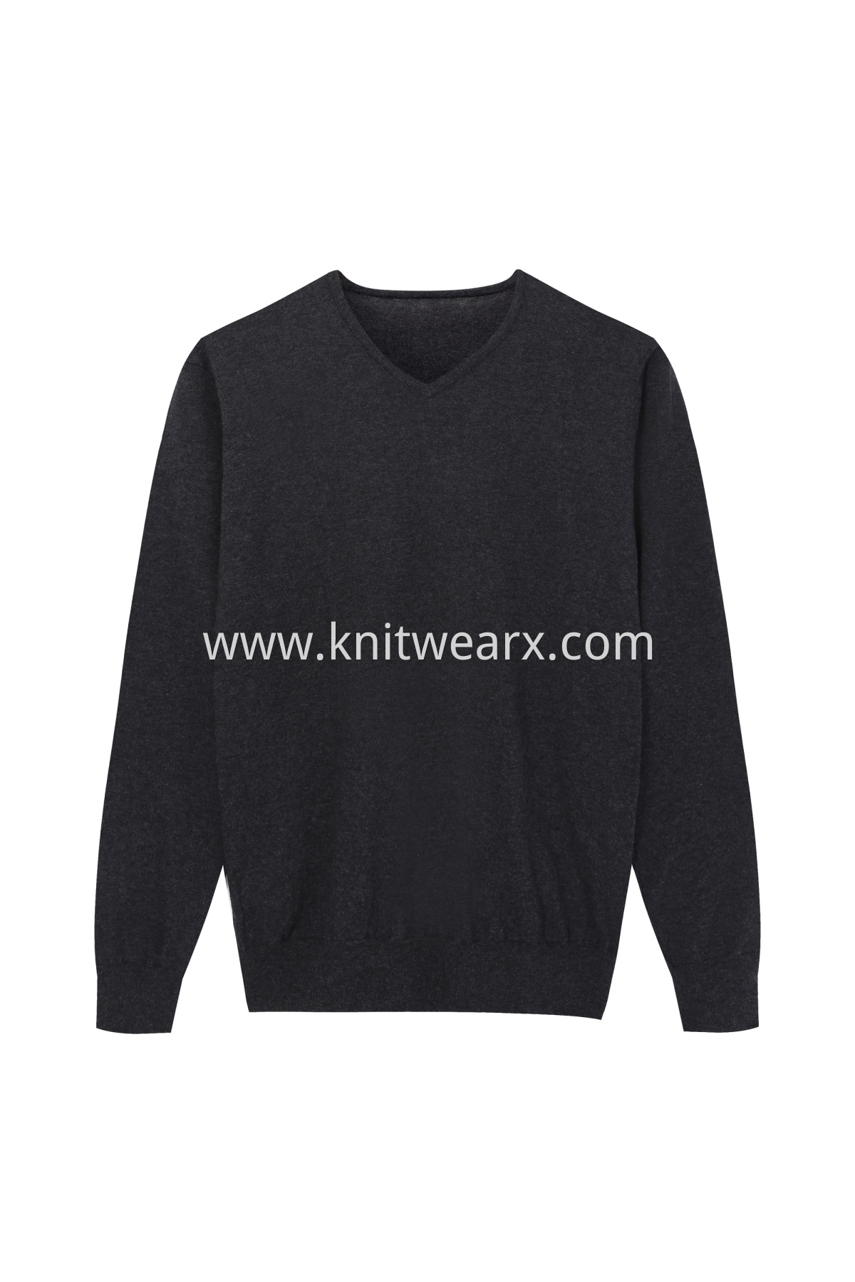 Men's Basic Soft Wool Pullover V-Neck Sweater